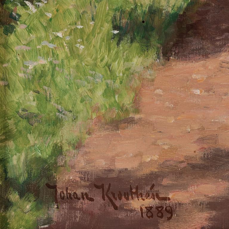 Johan Krouthén, Girl with umbrella.