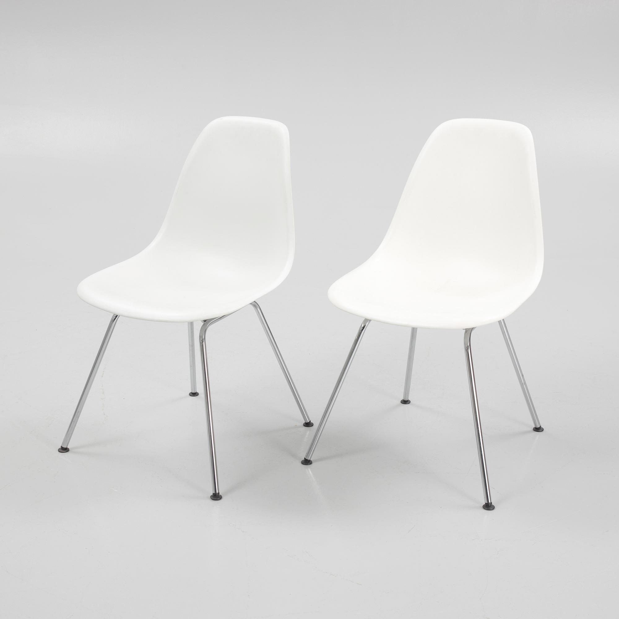 Charles & Ray Eames, stolar, 6 st, "DSX Plastic Chair", Vitra.