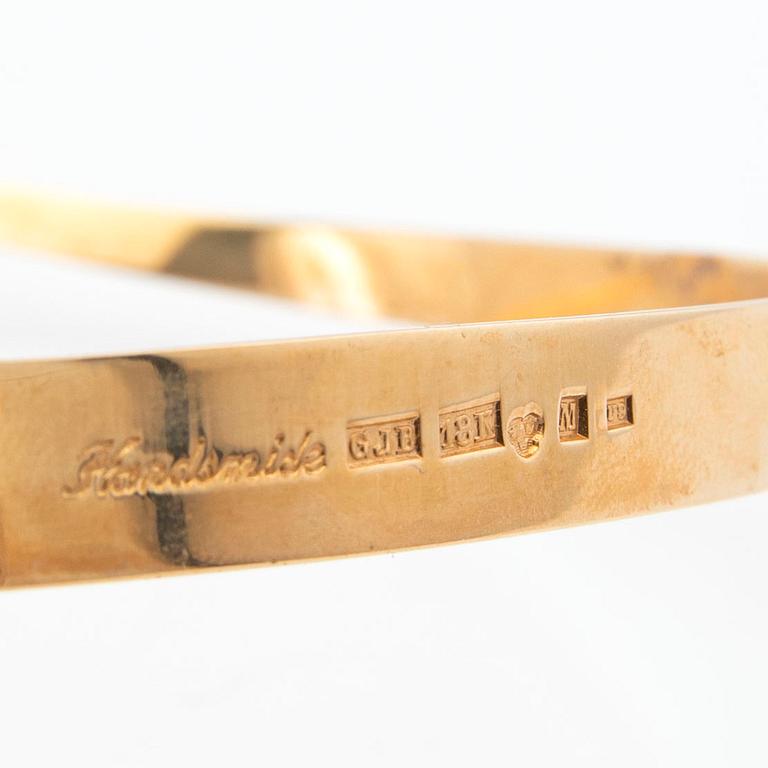 Necklace, 18K with amethyst.