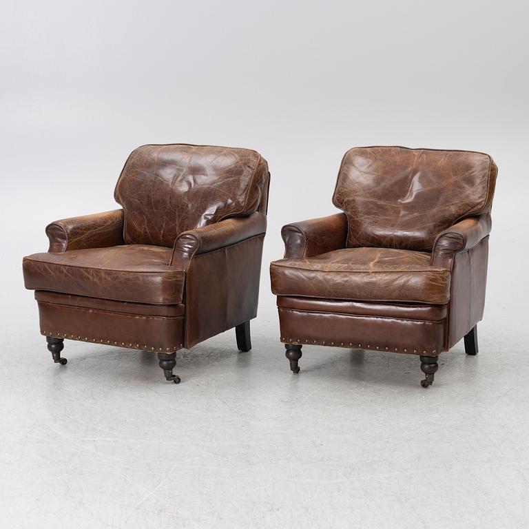 Armchairs, a pair, 20th century.