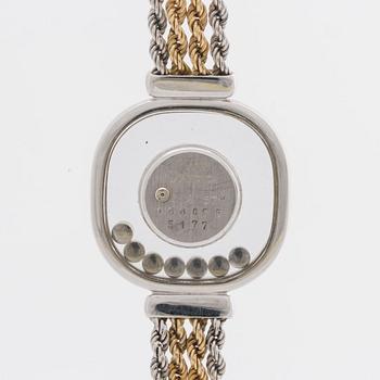 CHOPARD WRISTWATCH, 18K gold and whitegold, brilliant and single-cut diamonds 1,18 ct in total, 22 mm, quartz movement.