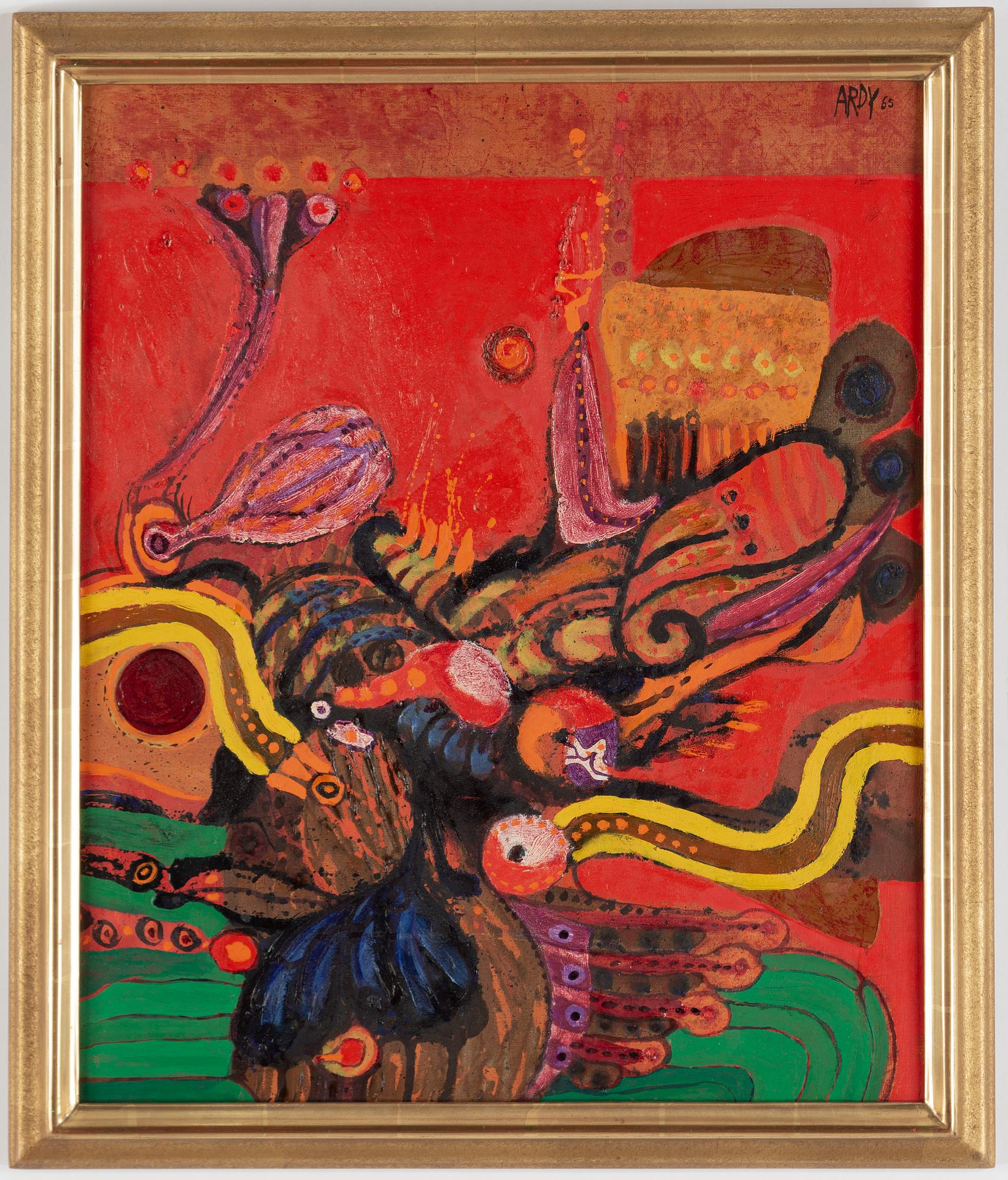 Ardy Strüwer, oil on canvas, signed and dated -65.