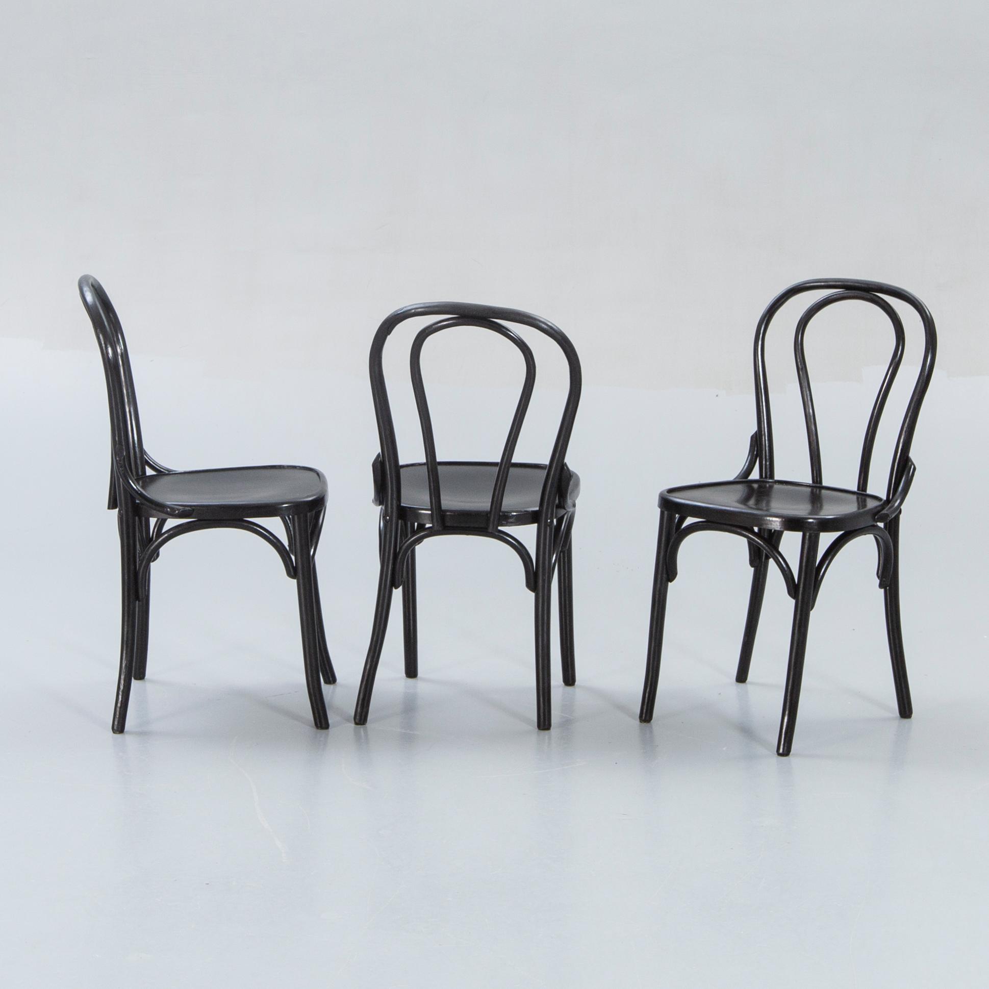 Chairs, 6 pcs, bentwood, 20th century.