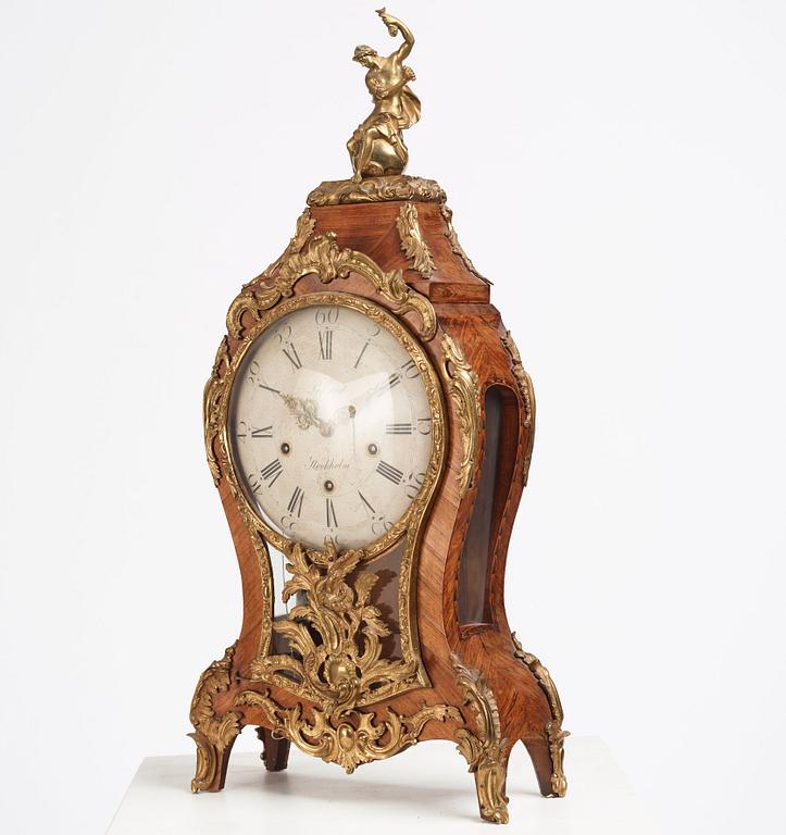 A Swedish Rococo bracket clock by Petter Ernst (1753-84).