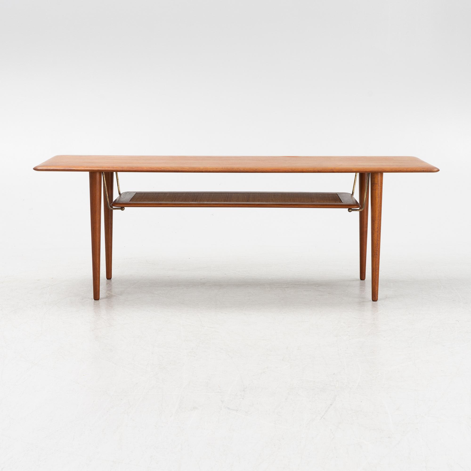 Peter Hvidt & Orla Molgaard Nielsen, a model FD 516 coffee table for France & Søn, Danmark.