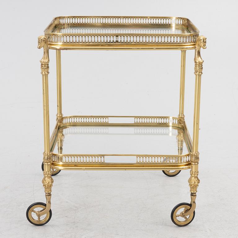 Serving cart, mid-20th century.