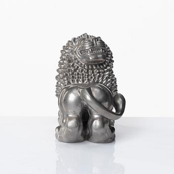 Anna Petrus, a pewter sculpture of a lion, Svenskt Tenn, Stockholm 1956.