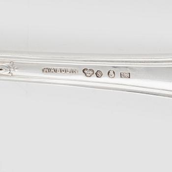A Swedish Silver Cutlery, W.A. Bolin 'Model B', Stockholm 1937-1957 (126 pieces).