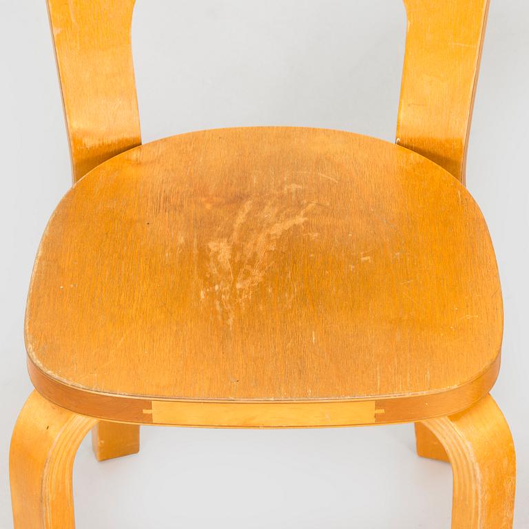 Alvar Aalto, two 1940s 'A65' chairs for O.Y. Huonekalu- ja Rakennustyötehdas A.B.