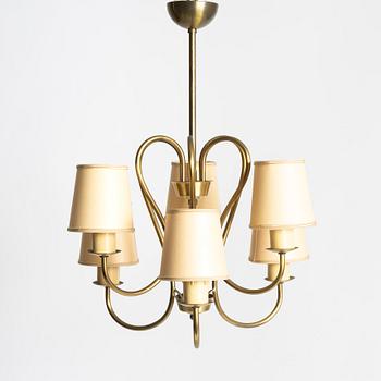 Swedish Modern, Ceiling lamp, 1940s.
