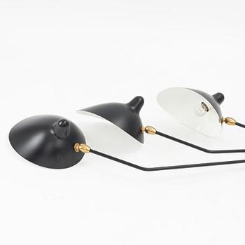 Serge Mouille, ceiling lamp, "3 Rotating Arms", 2010s.