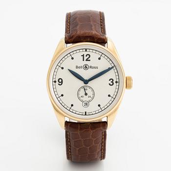 Bell & Ross, Vintage 123 Gold Pearl, wristwatch, 38 mm.