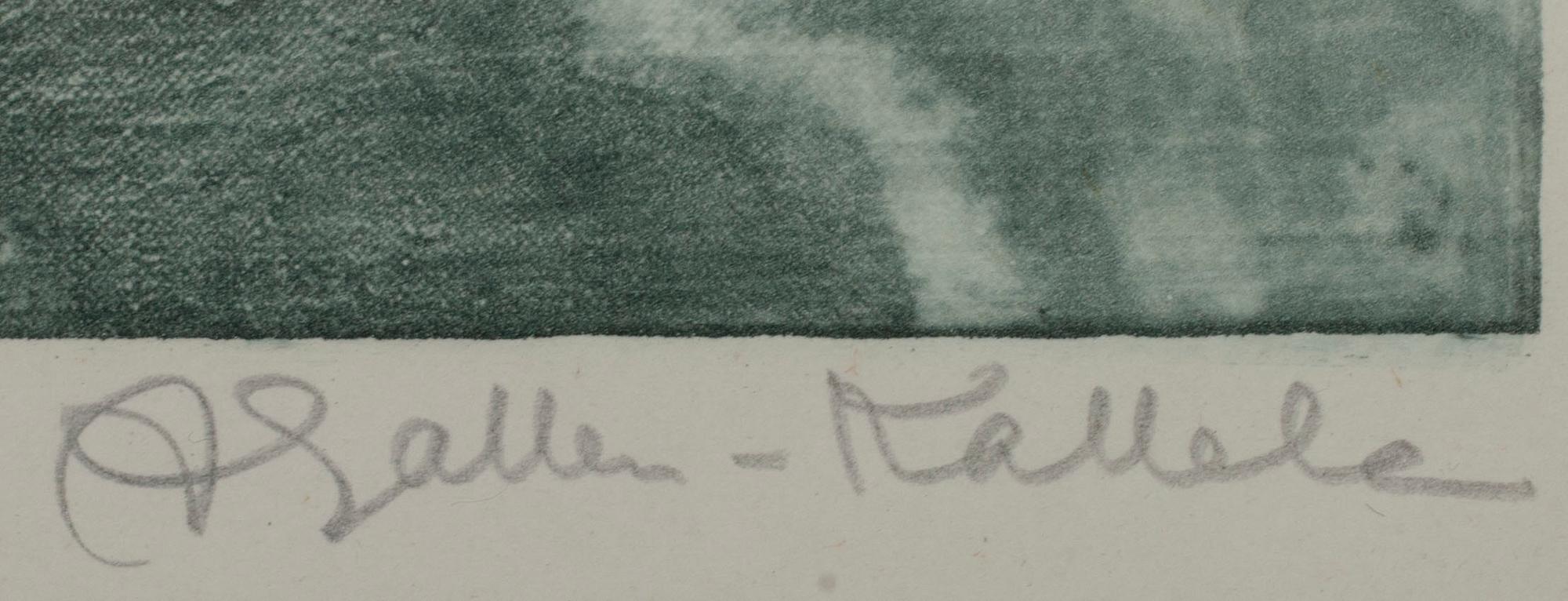 AKSELI GALLEN-KALLELA, heliogravyr, signerad.