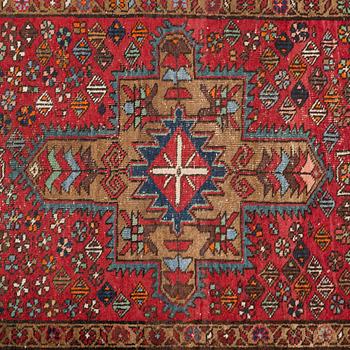 A semi-antique Karadja, probably, runner, around 362 x 86 cm.