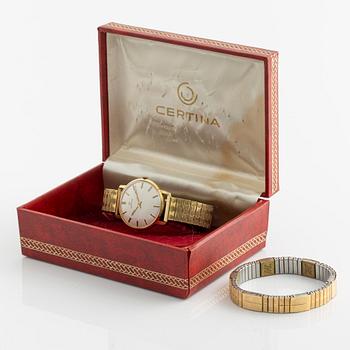 Certina, wristwatch, 33,5 mm.