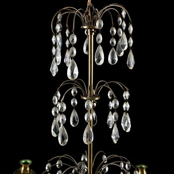 LJUSKRONA, gustaviansk stil, 1900-talets första hälft, höjd 60 cm.