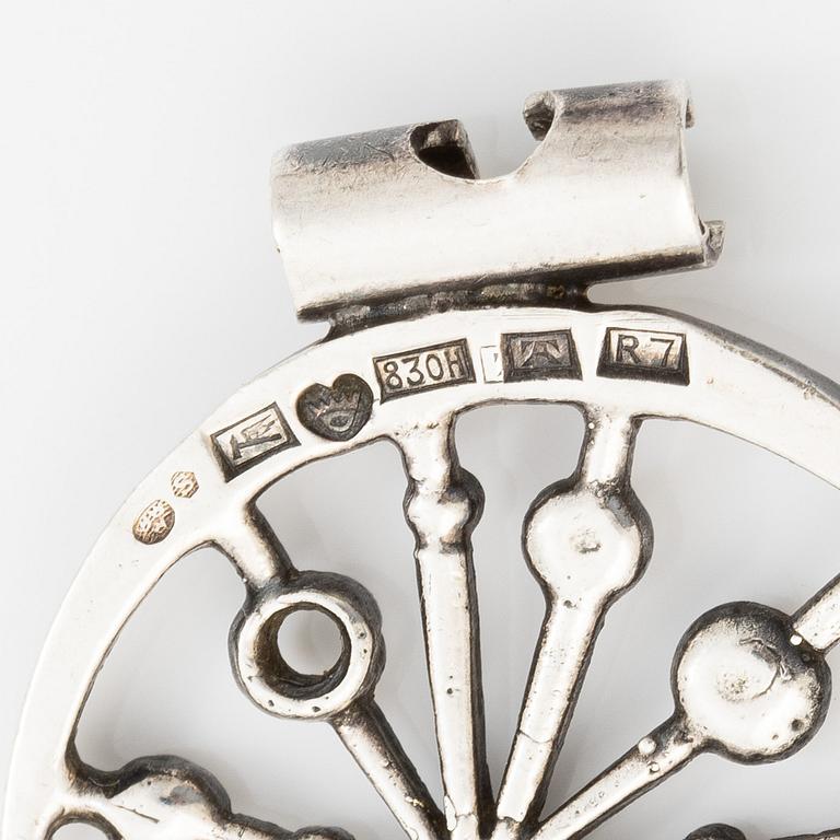 Jorma Laine, Bracelet, Jorma Laine, silver, Kultateollisuus Oy, Turku 1970.