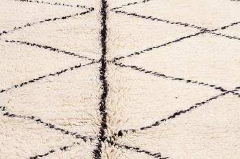 A moroccan rug, 280 x 183 cm.