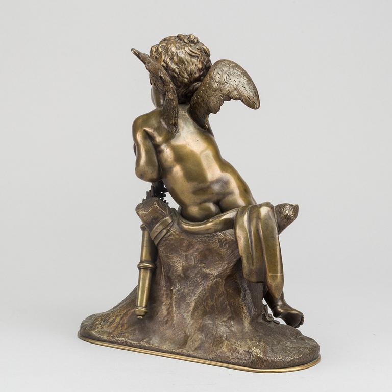 A PATINATED BRONZE SCULPTURE early 1900's.