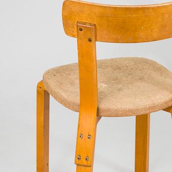 Alvar Aalto, A set of five 'model 69' chairs, for O.Y. Huonekalu- ja Rakennustyötehdas A.B. 1940s.