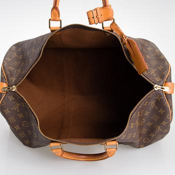 LOUIS VUITTON Monogram Keepall 55 Bag.