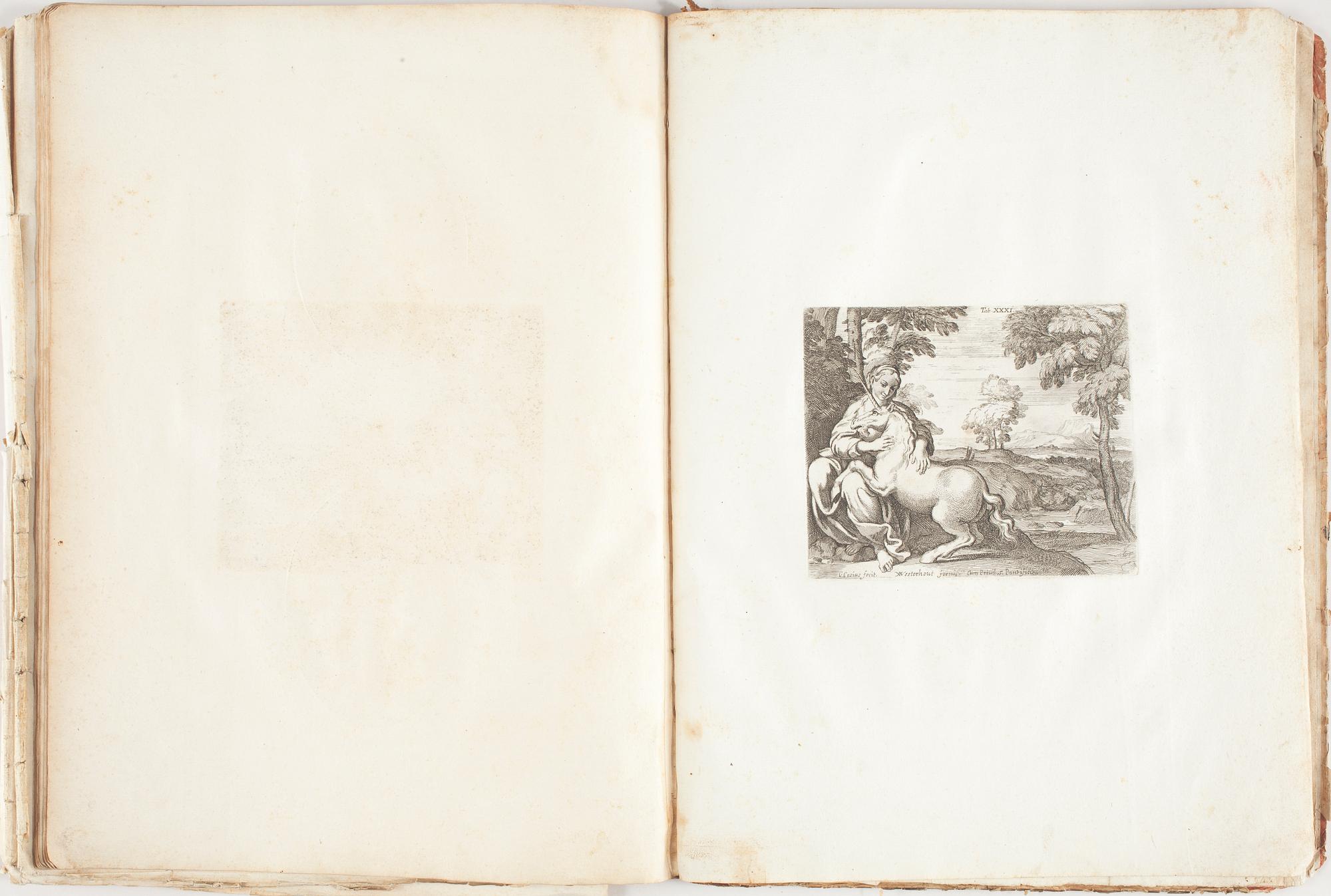 BOK, "Galeria nel Palazzo Farnese in Roma....di pinta da Annibale Carracci, intaglia da Carlo Cesio", Rom ca 1700.