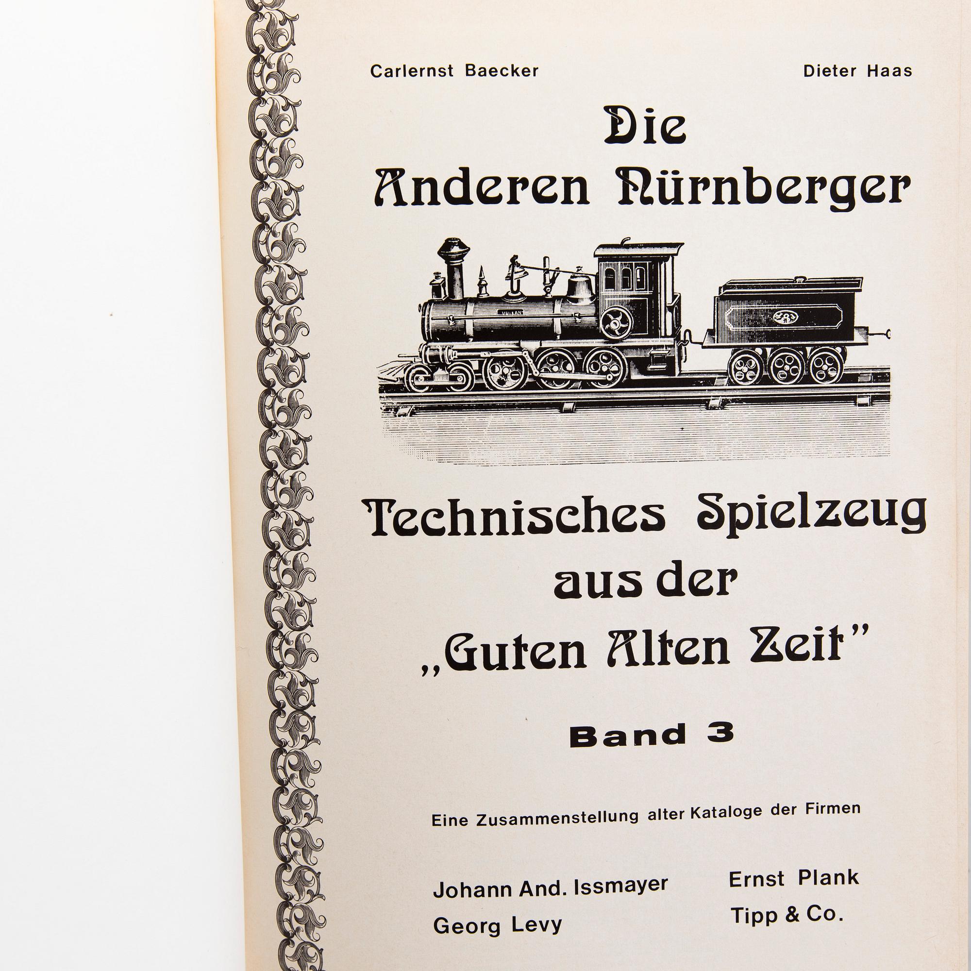 BÖCKER, "Die Anderen Nürnberger" band 1-4, Frankfurt, 1973-75.