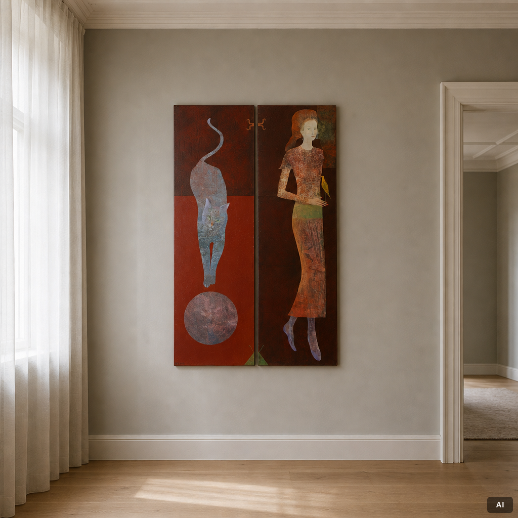 Dorina Mocan, 'Catwalk' (diptych).