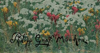 PHILIP GRAF, olja på duk, signerad.