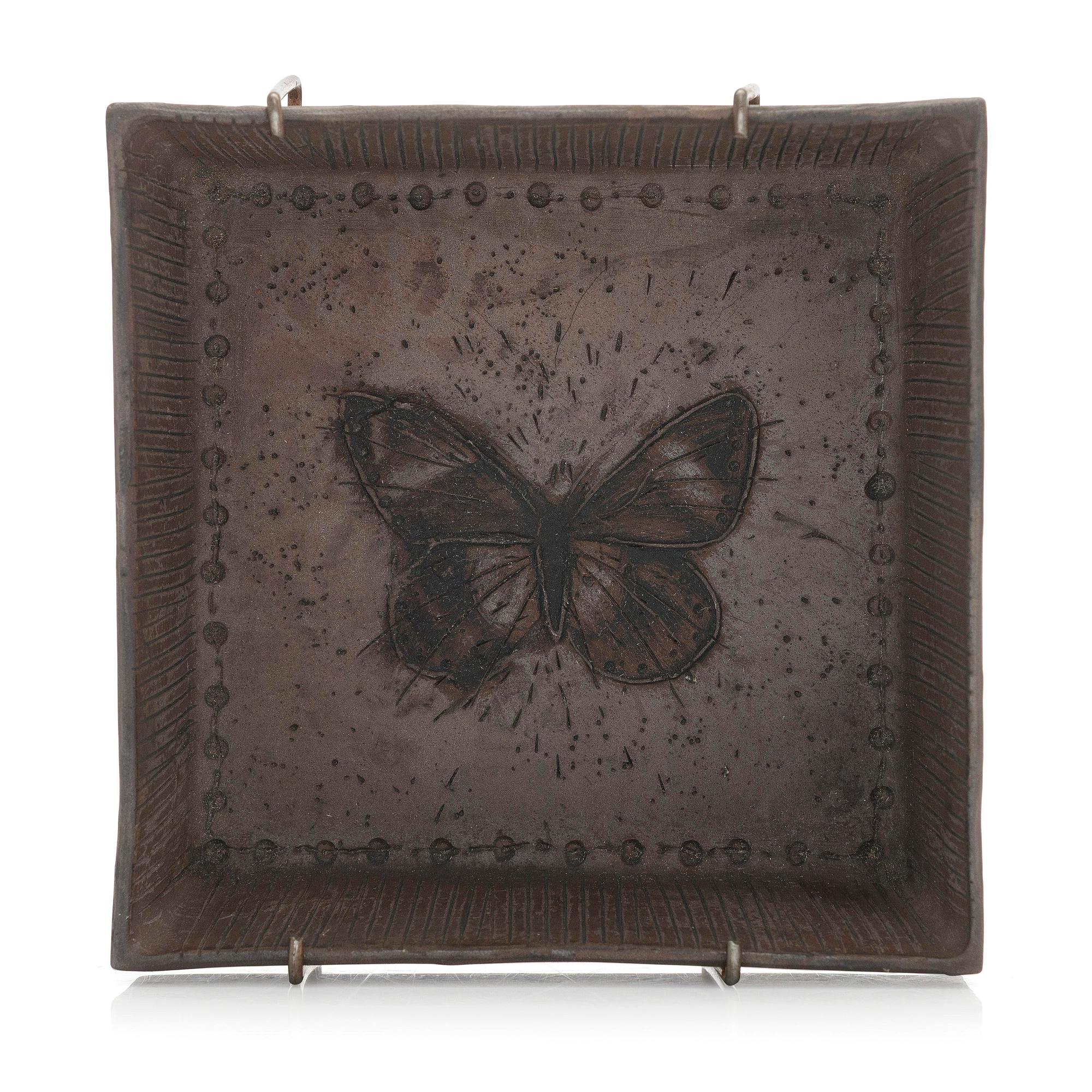 Rut Bryk, a stoneware wall relief, signed BRYK.