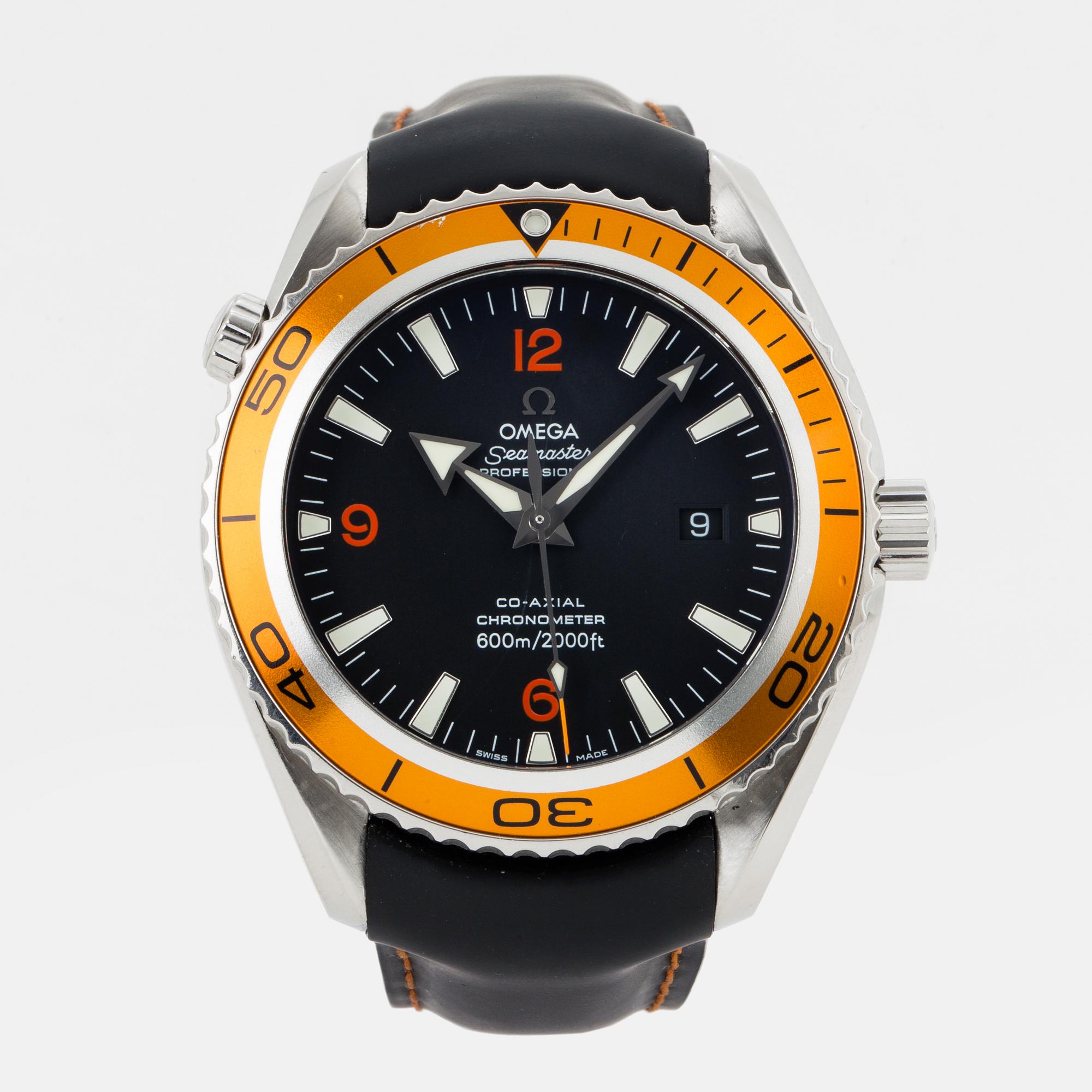 OMEGA, Seamaster, Professional, Planet Ocean 600 M, Chronometer, wristwatch, 45,5 mm.