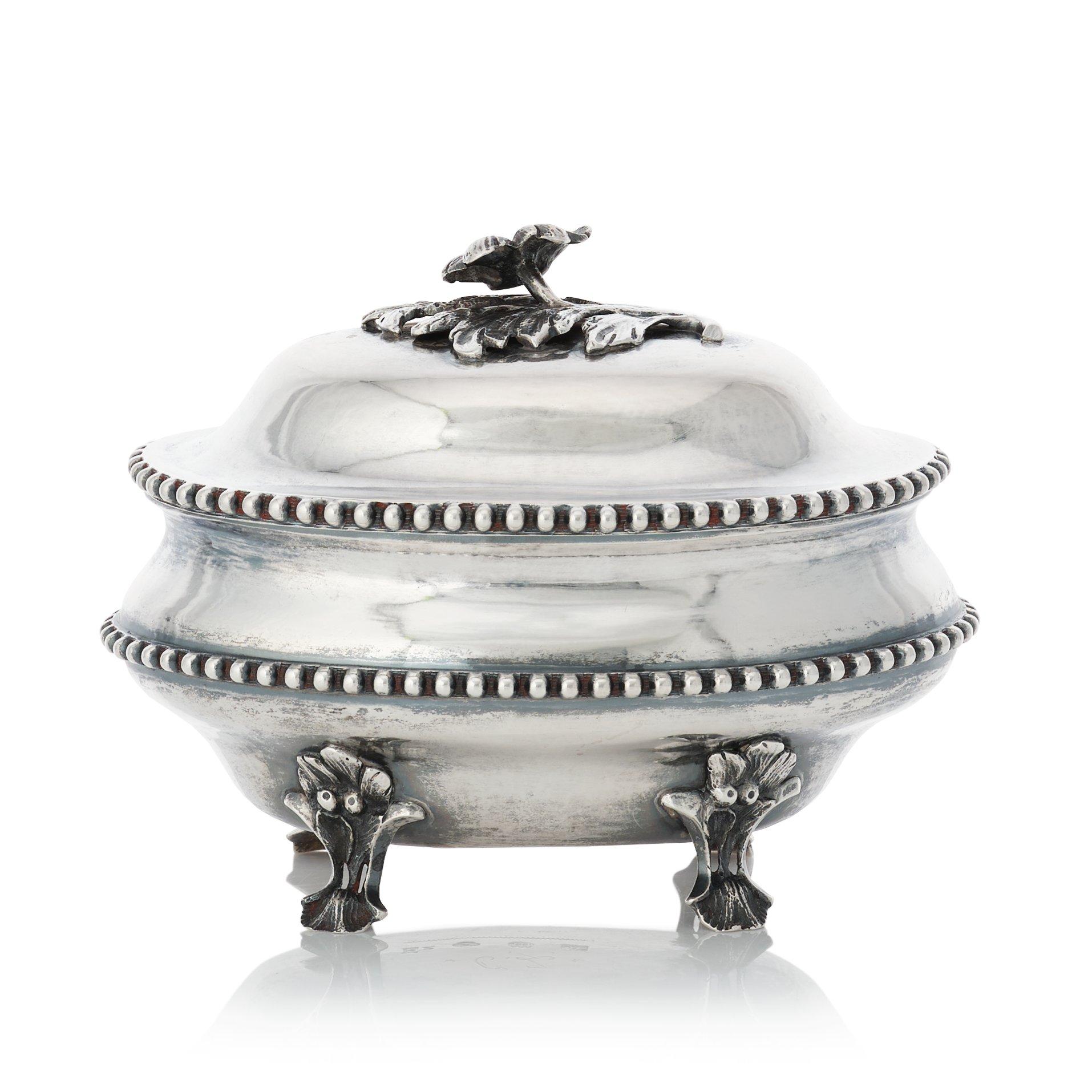 Anders Schotte, sockerskrin, silver, Uddevalla 1787. Rokoko.