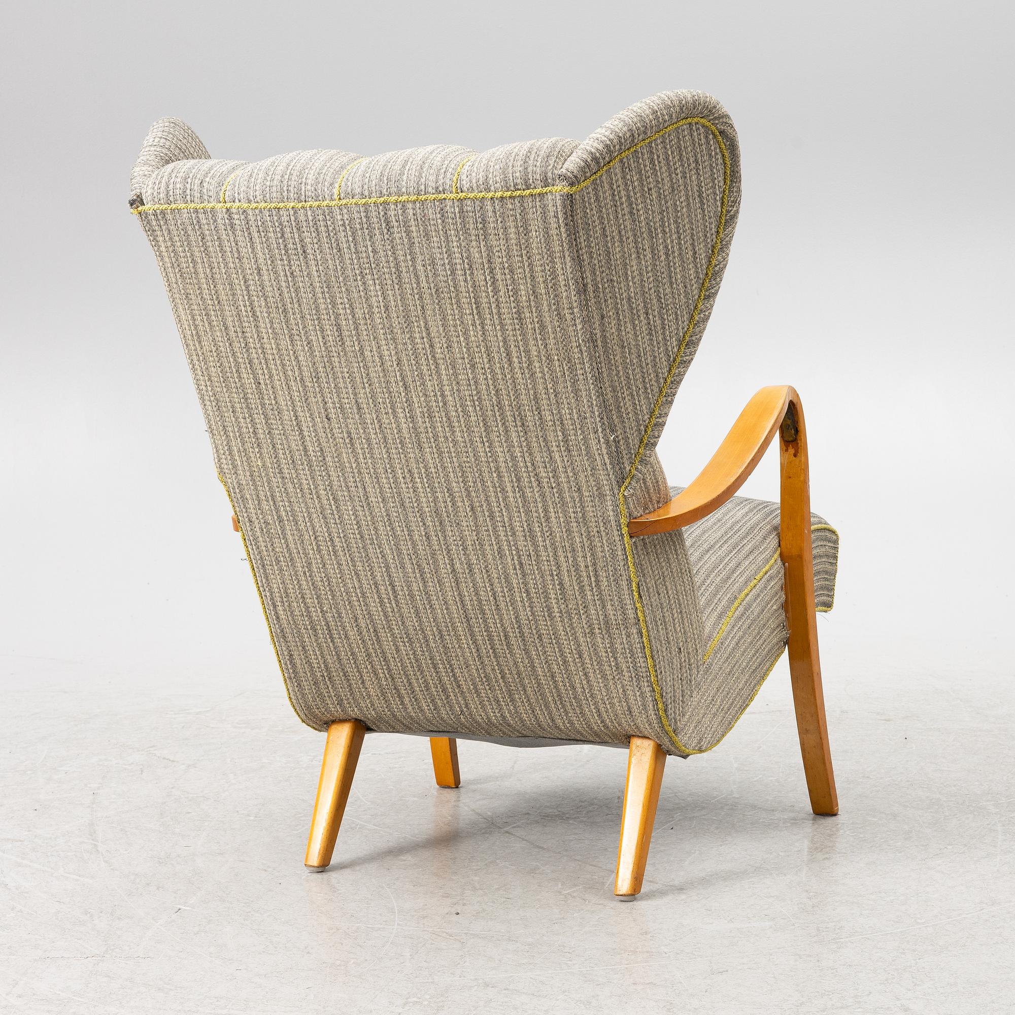 Armchair, Swedish Modern, 1940s.