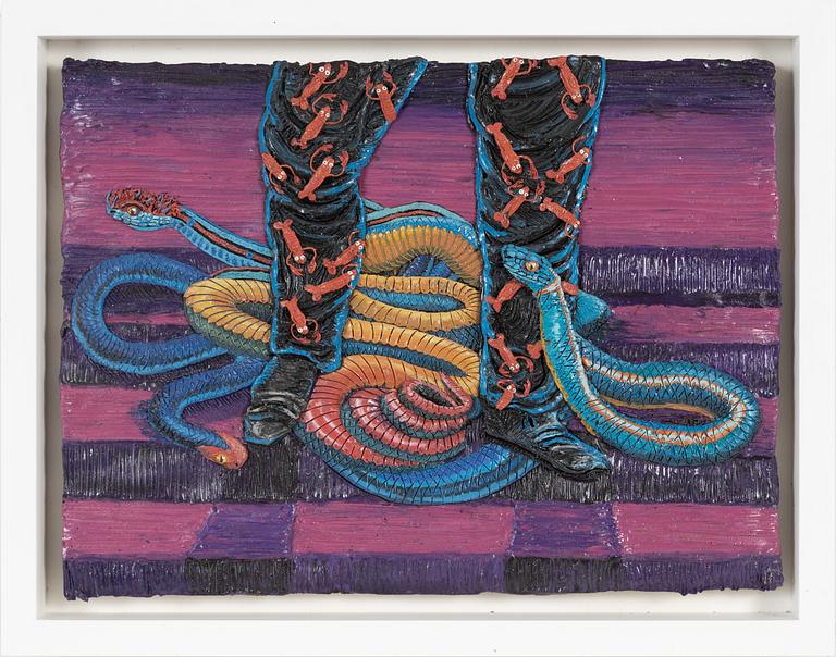 Henry Hudson, mixed media, signed verso and dated 15.