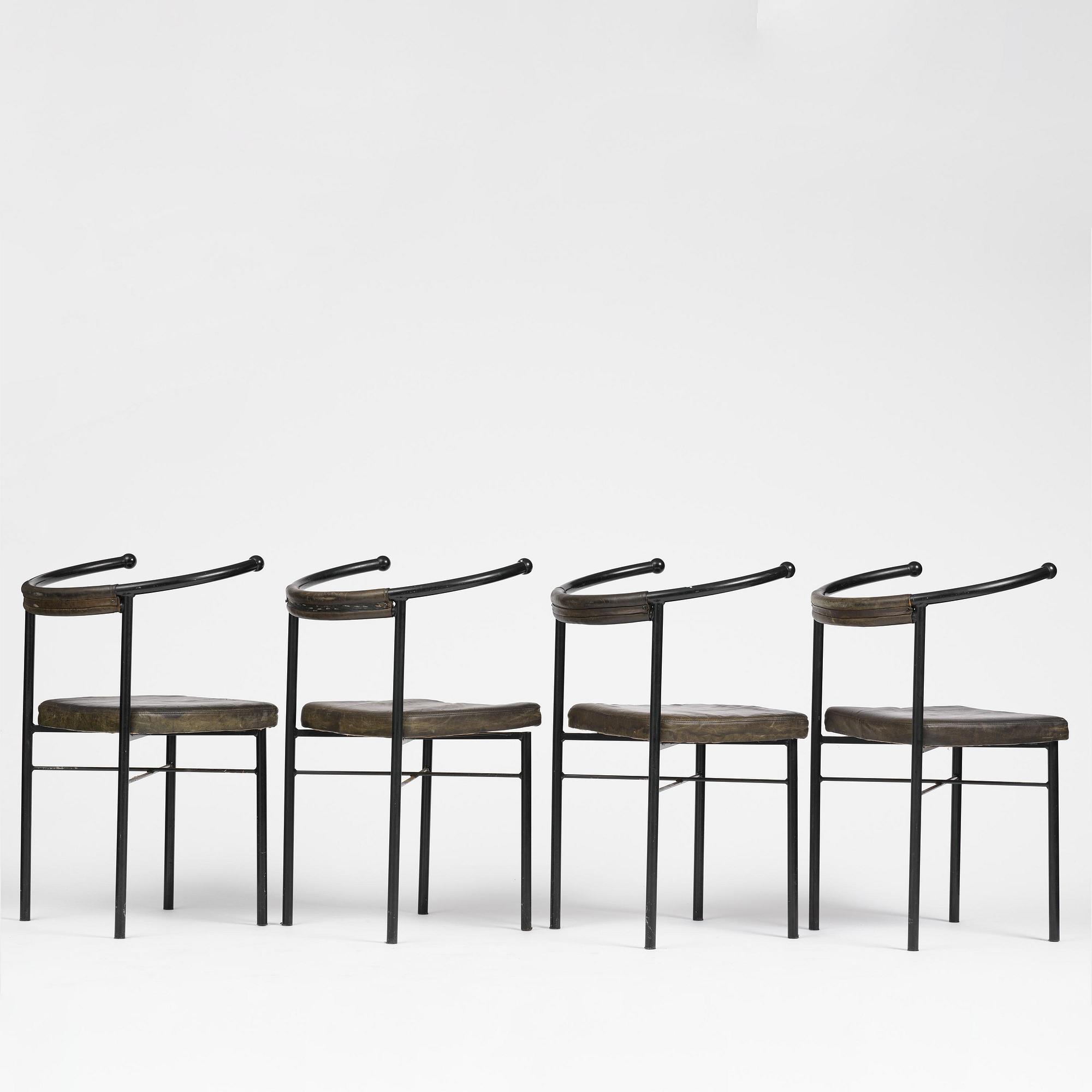 Jonas Bohlin, a set of four "Point" chairs, Källemo, Värnamo, post 1985.