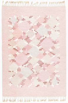 Ingegerd Silow, a 'Barken' flat weave rug, Axeco Svenska AB, signed IS, c. 235 x 168 cm.