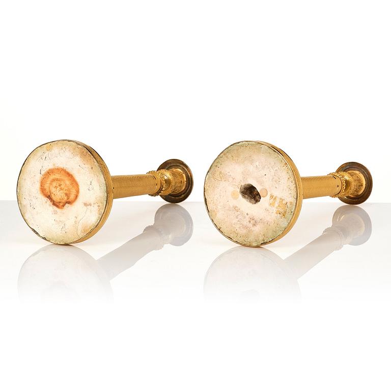 A pair of Russian Empire candlesticks.