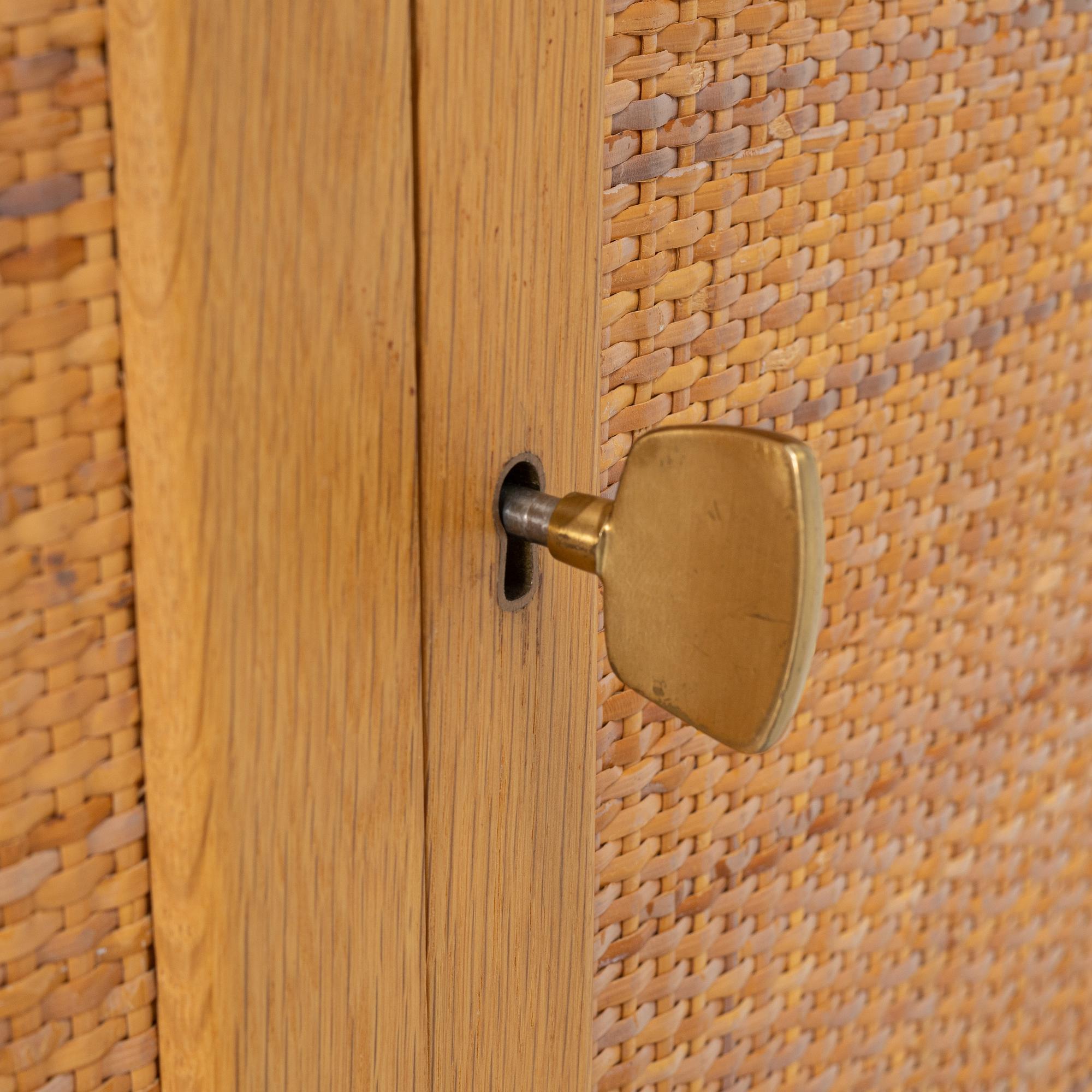 Alf Svensson An oak cabinet with vitrine.