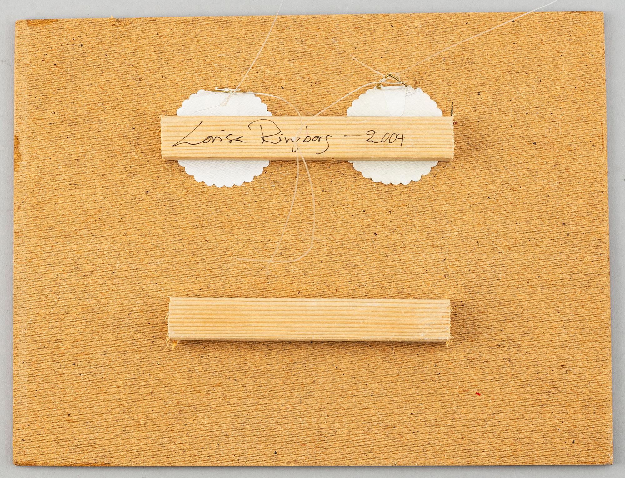 Lovisa Ringborg, filmcell, signed and dated verso.