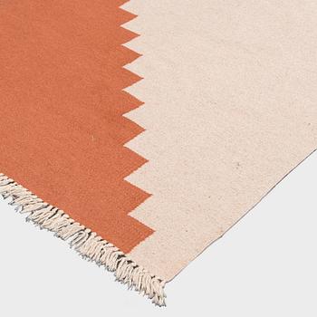 Tarja Laakso, A finnish flat weace carpet, made to order, manufacturer Kouvola Taito Shop. Circa 500 x 140 cm.