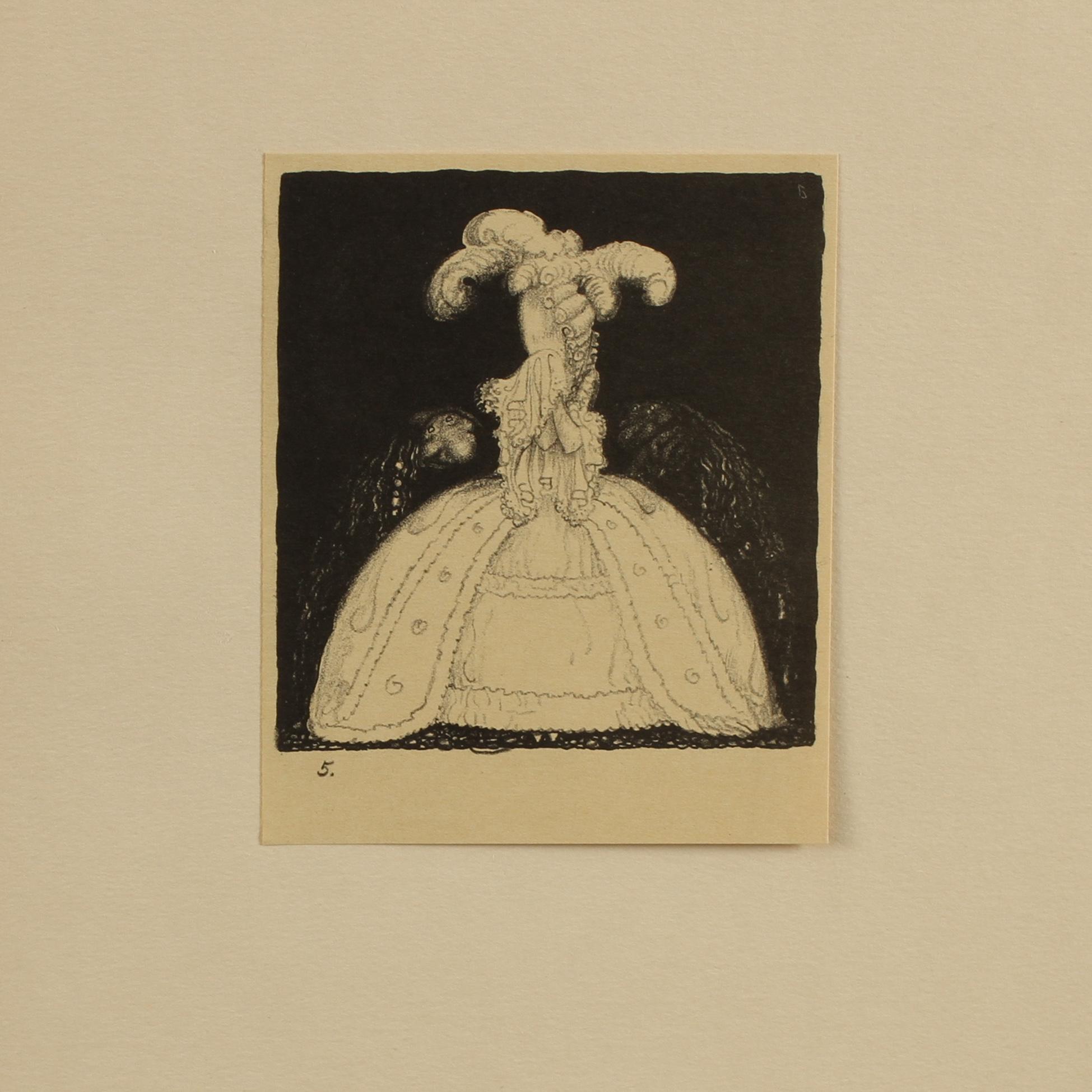 JOHN BAUER, Bok, "Troll, tio originallitografier av John Bauer", A Börtzells Tr. AB, Stockholm, 1915.