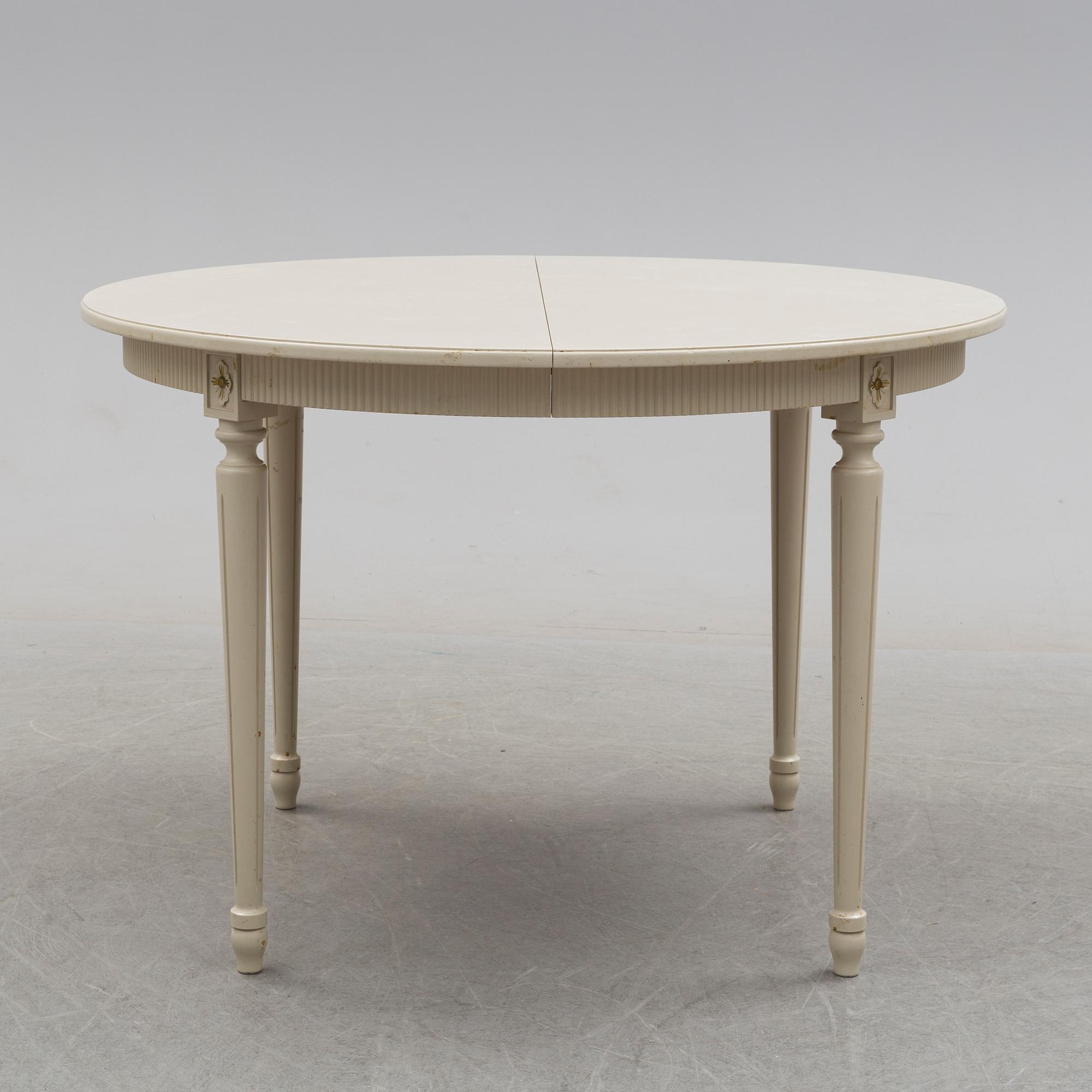 MATGRUPP, 5 delar, gustaviansk stil, 1900-talets mitt.