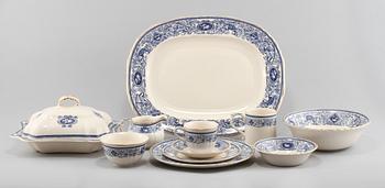 SERVISDELAR, 27 st, flintgods, Mulberry, 1900-talets andra hälft.