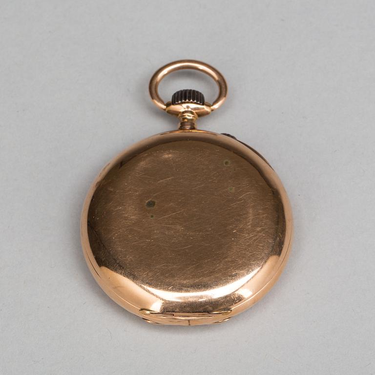 FICKUR, 14K guld, 1890-tal, G L Malmsjö & Co Göteborg.