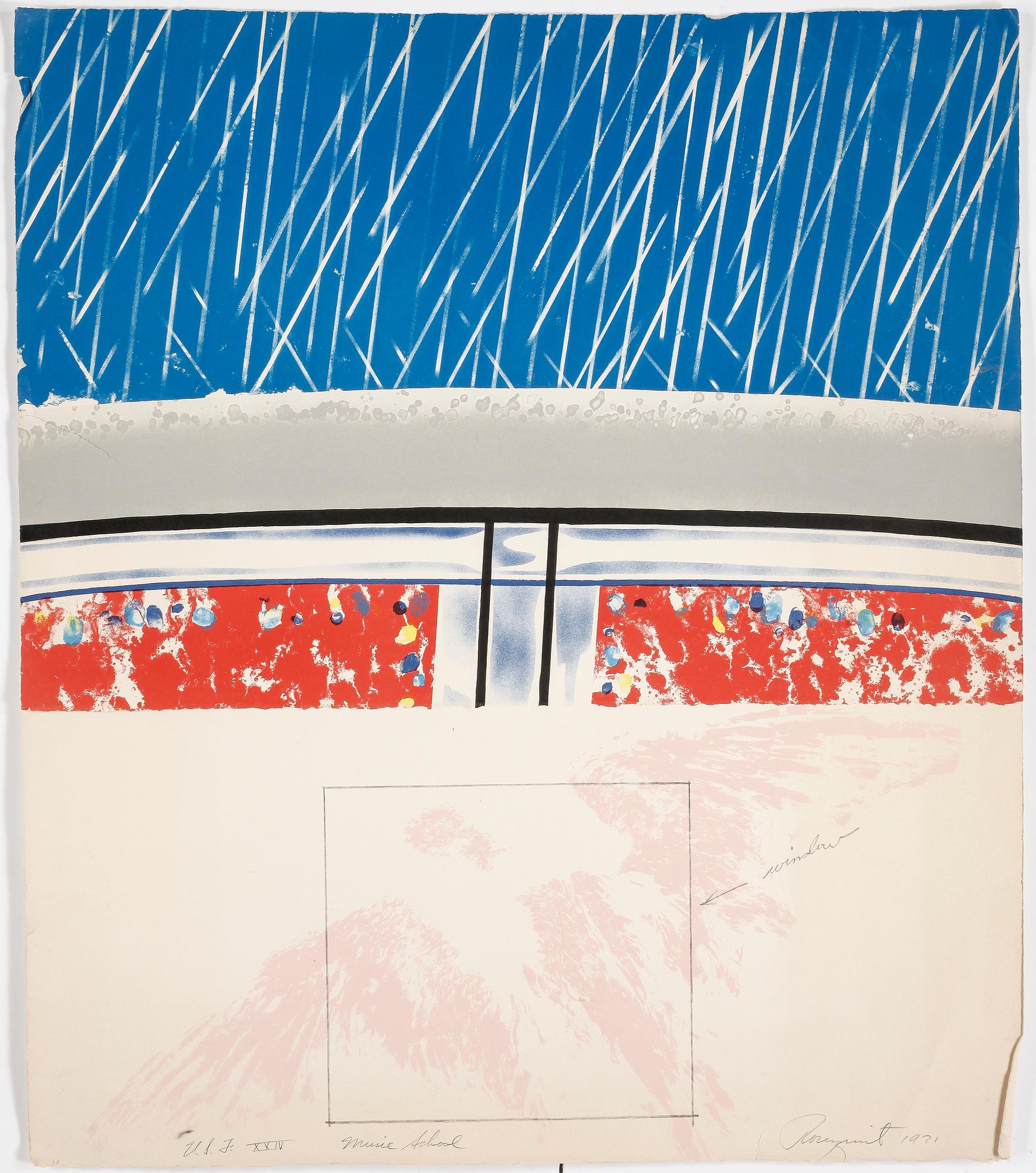 JAMES ROSENQUIST, färglitografi, signerad, numrerad, daterad 1971.