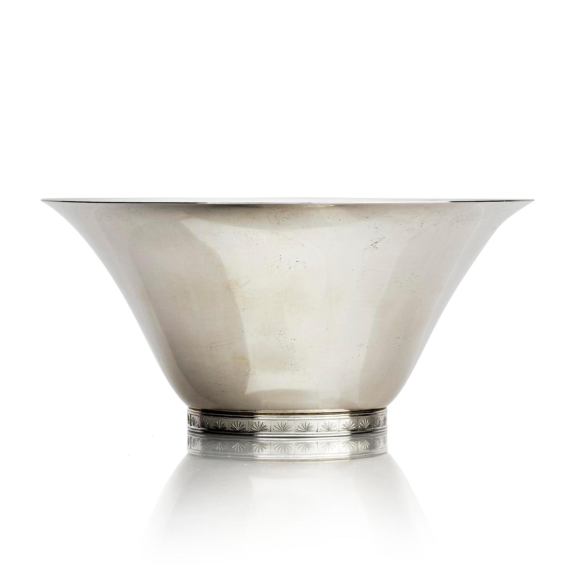 Wiwen Nilsson, a sterling silver bowl, Lund, Sweden 1968.