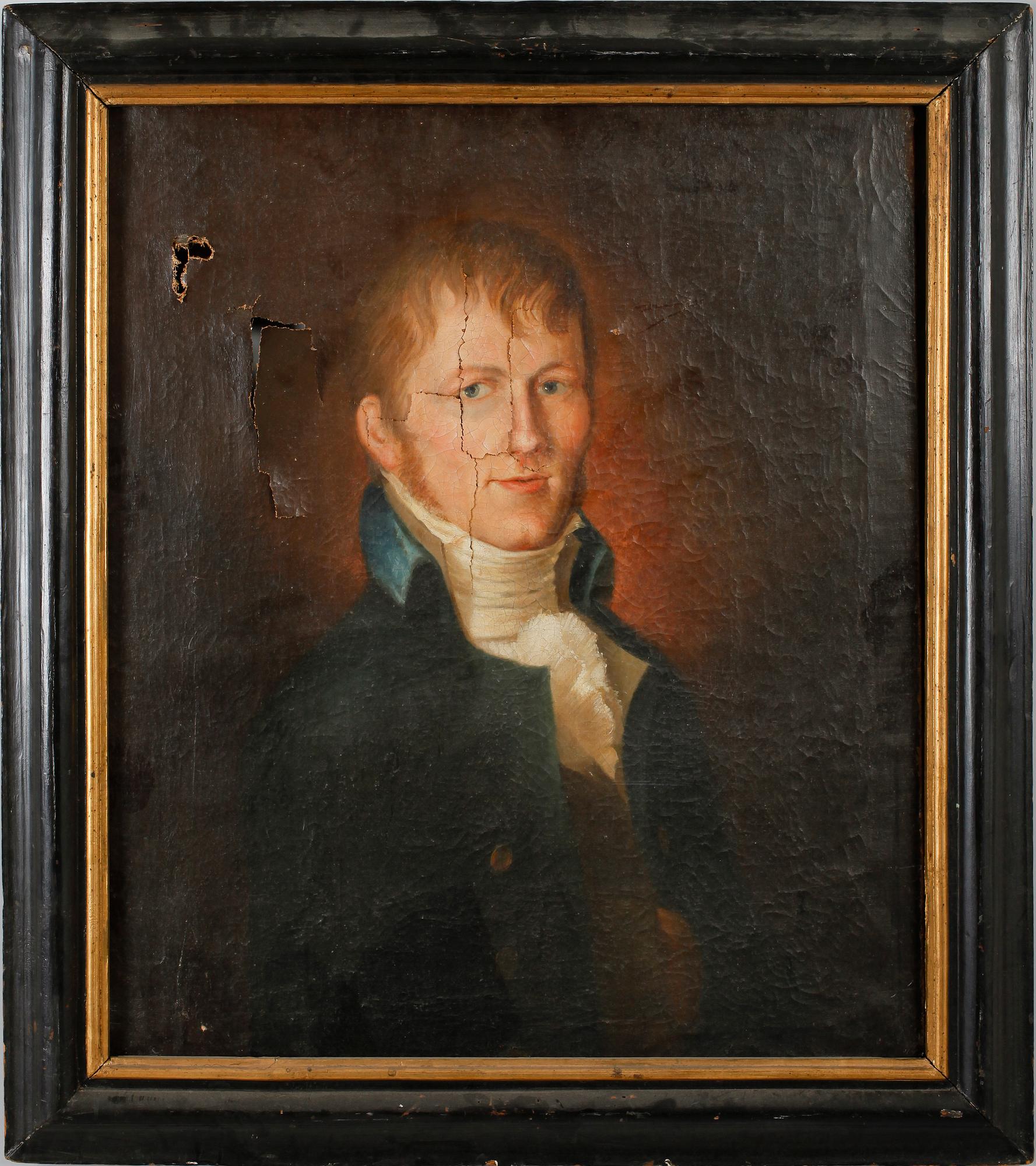 OKÄND KONSTNÄR, olja på duk, 1800-tal.