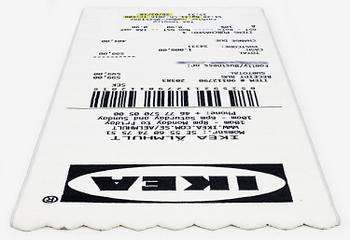 Virgil Abloh, matta "Kvitto", IKEA x Virgil Abloh, "MARKERAD" kollektion, ca 200 x 90 cm.