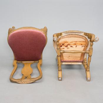 STOL, rokoko, 1700-tal och STOL, rokokostil, 1900-tal.