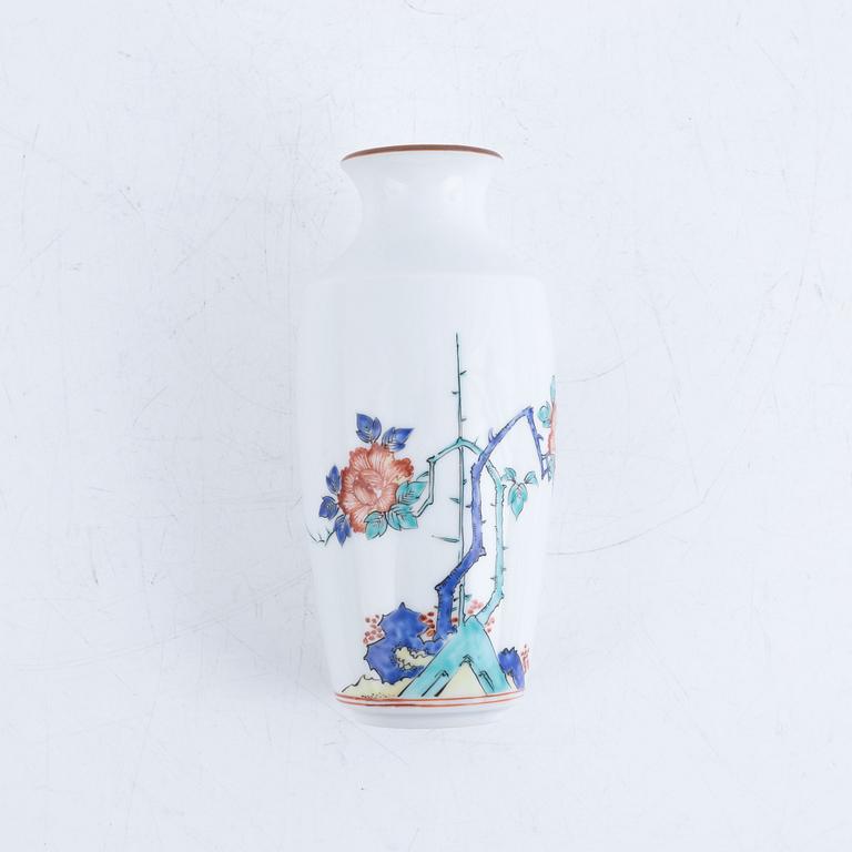 A Japanese porcelain vase,